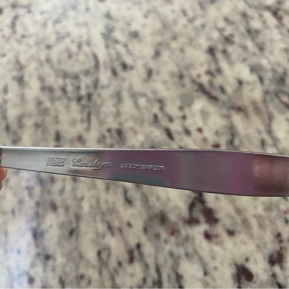 Ekco Carolyn spoon 1 piece flatware replacement vintage Japan silverware floral - Picture 4 of 5